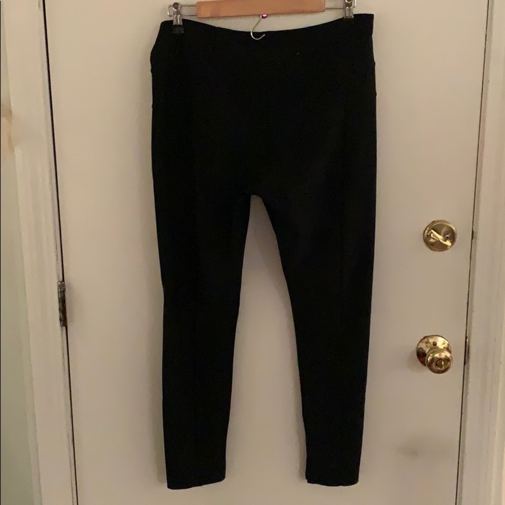 Pre owned athleta stellar tight large navy blue